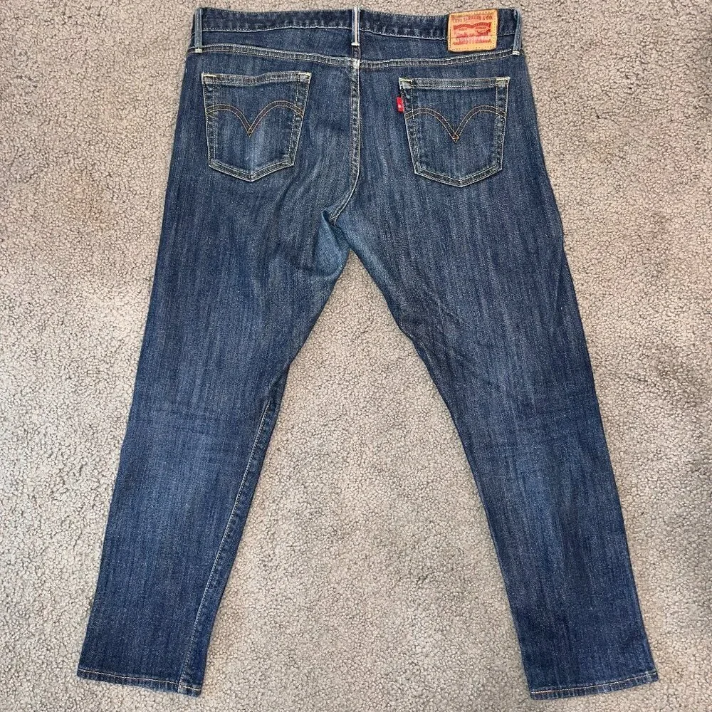 LEVI'S SELVEDGE 31 BOYFRIEND SKINNY FIT BLUE JEANS  - EUC